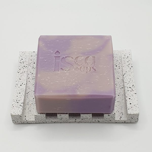 Sloping Soap Dish with Lavender 120g Soap