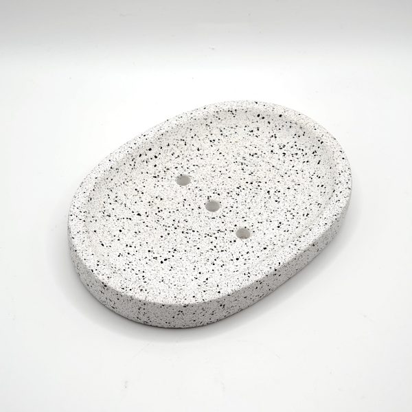 Oval Soap Dish with Drainage Holes